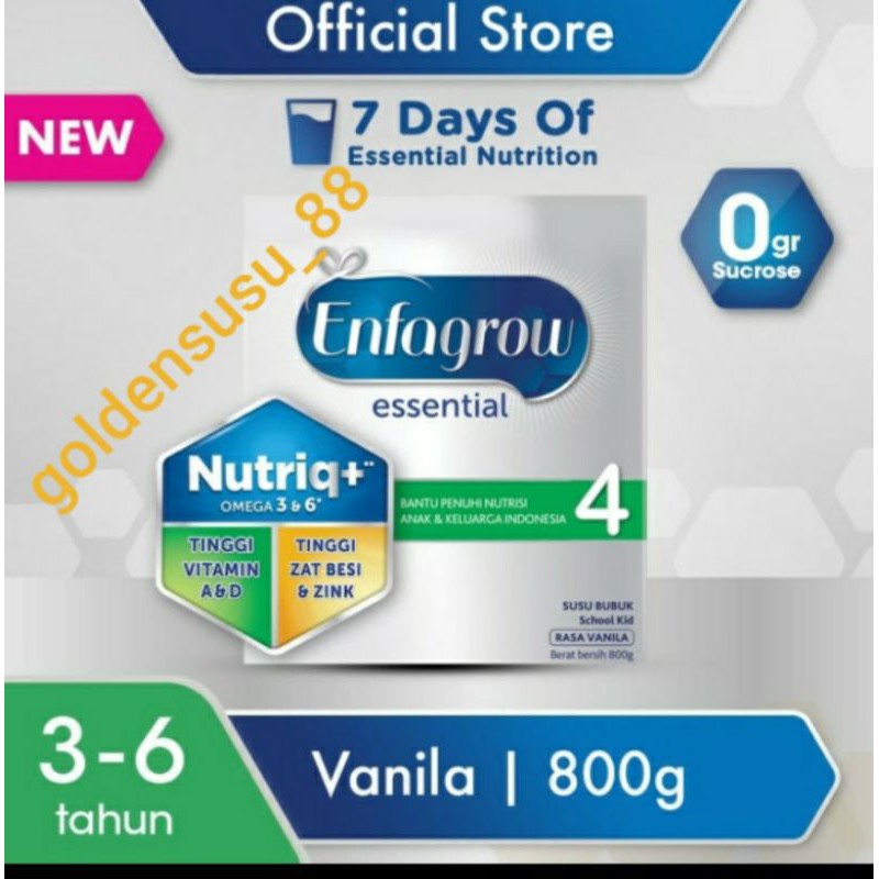 Enfagrow Essential tahap 4 isi.800gr