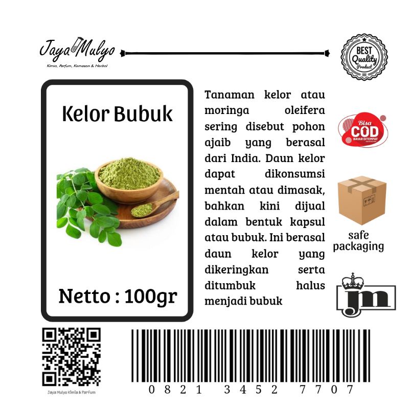 

Kelor Bubuk (100gr)