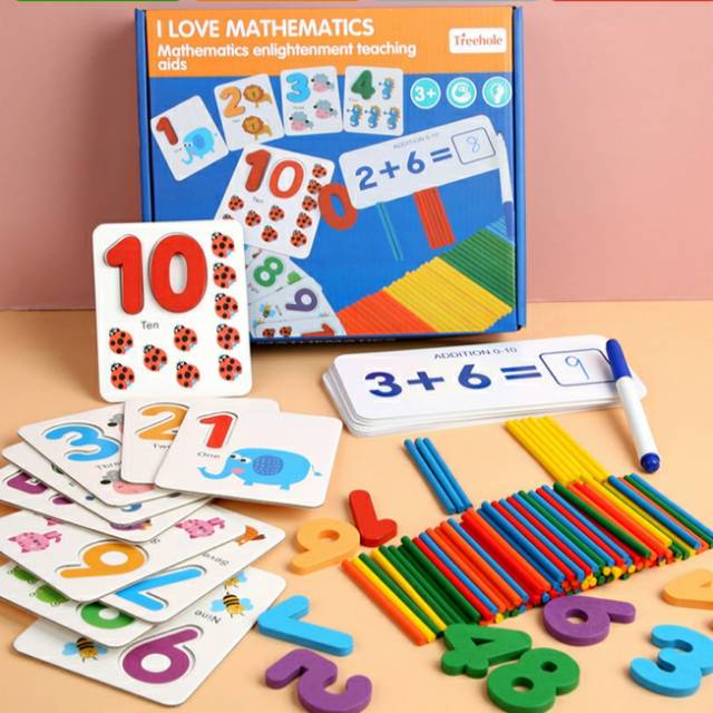 Mainan Edukasi Belajar Berhitung Cepat / I Love Mathematics