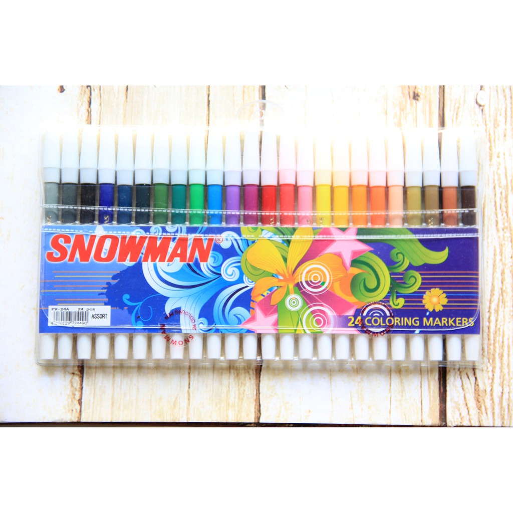 Spidol Snowman 24 Warna