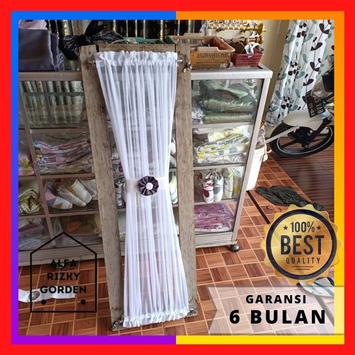 Gorden Polos Putih Korden Penutup Jendela Hordeng Jendela Kupu-kupu Minimalis Modern Terbaru