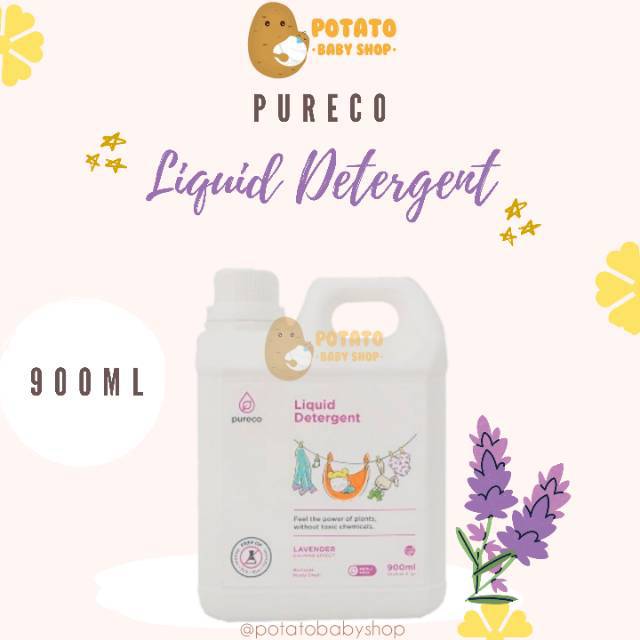 Pureco Liquid Detergent Refill - 900ml detergent bayi