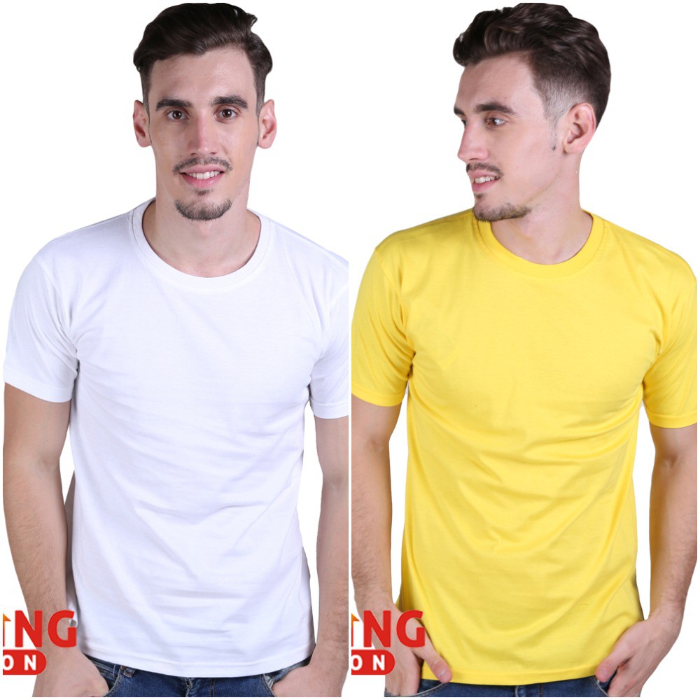 Kaos Pendek Polos Pria - Oneck / Basic Tshirt Oneck Cotton Cardet - PLS (COMB)