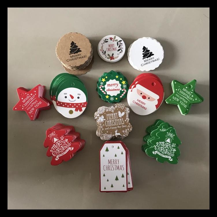 

TAG/LABEL NATAL MERRY CHRISTMAS 10 PCS