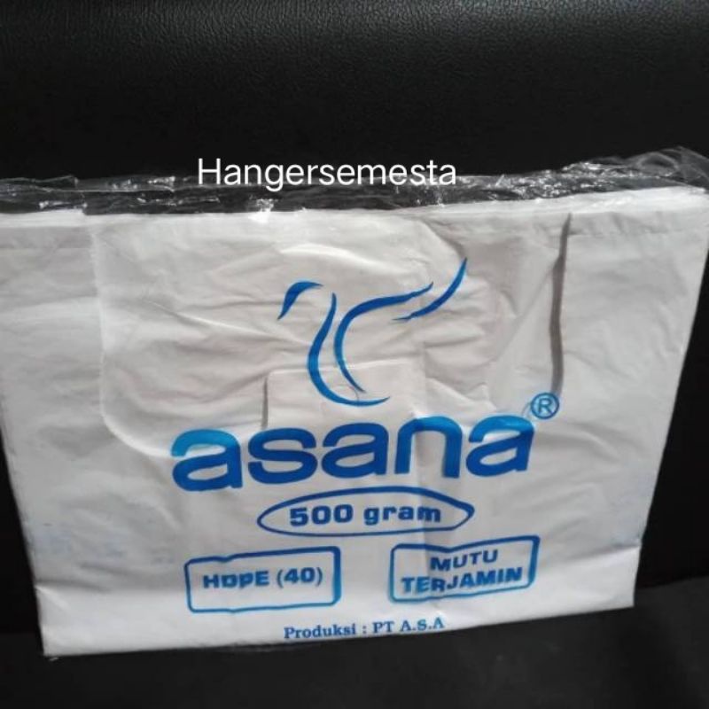 KANTONG 40 PLASTIK ASOY PUTIH ASANA MURAH