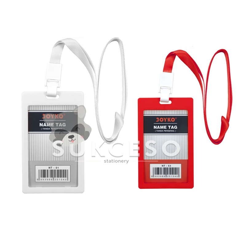 

Joyko Name Tag Potrait NT-51 ~ NT-53 / Name Tag Tanda Pengenal Gantungan Kartu Nama