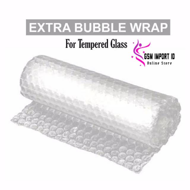 

BUBBLE WRAP PEMBUNGKUS PAKET - Putih