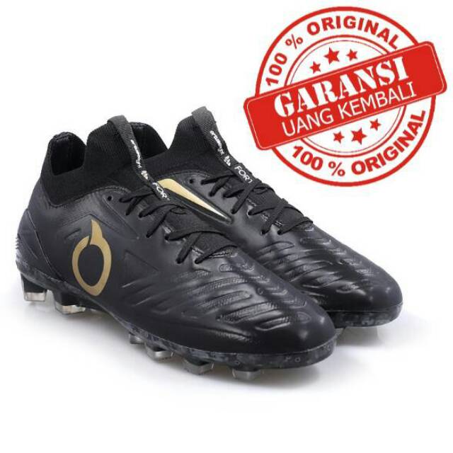 SEPATU BOLA ORTUSEIGHT FORTE VALKYRIE FG BLK/GLD 11010152