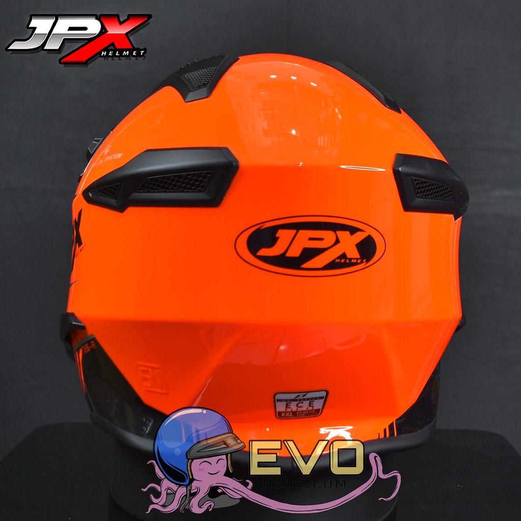 HELM JPX MOTOCEOSS_JPX MX 726R - FLUO RED GLOSS (ONGKIR 2 KG)