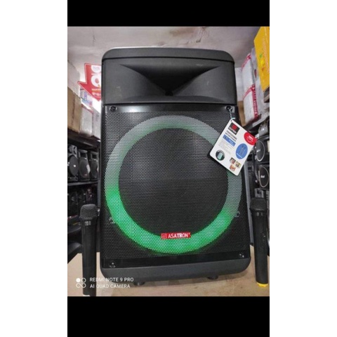 SPEKER ASATRON 15 INCH BLUTOTH MIC 2 WIRILES