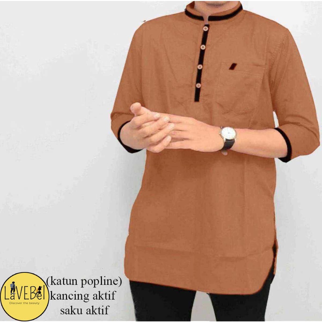 LVB Baju Koko Kurta Pakistan AGAM / Baju Pria / Atasan Muslimin / Atasan Muslim Pria / Uk.M-L-XL-XXL / LAVEBEL