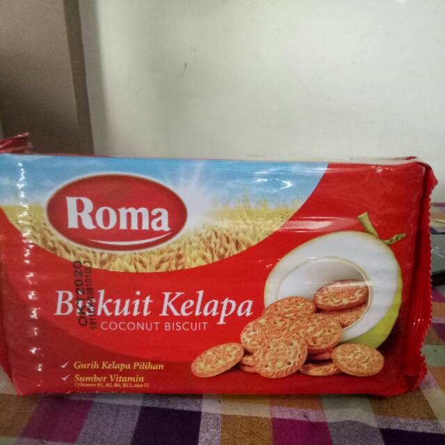 

Biskuit roma kelapa