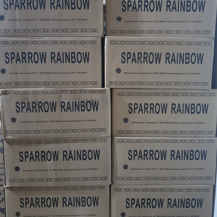 

Coklat MERCOLADE SPARROW WHITE / VANILLA MILK 5KG RAINBOW PUTIH PROMO