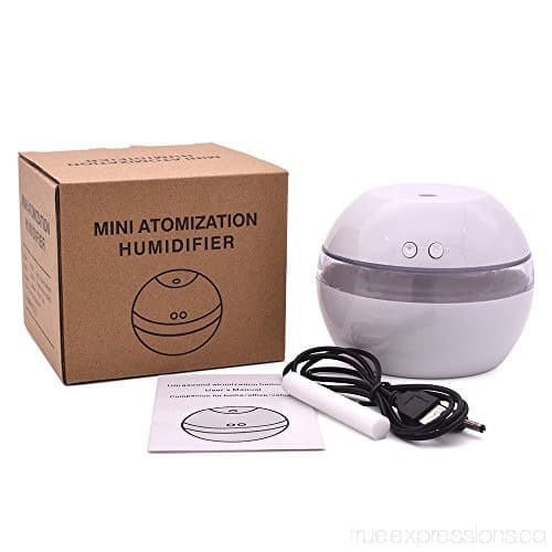 UltraSonic Aromatherapy Air Humidifier Pelembab Pewangi Ruangan -BULAT