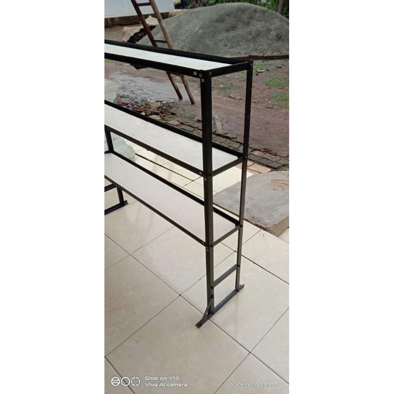 Rak cupang 3susun T100cm P100cm L17cm