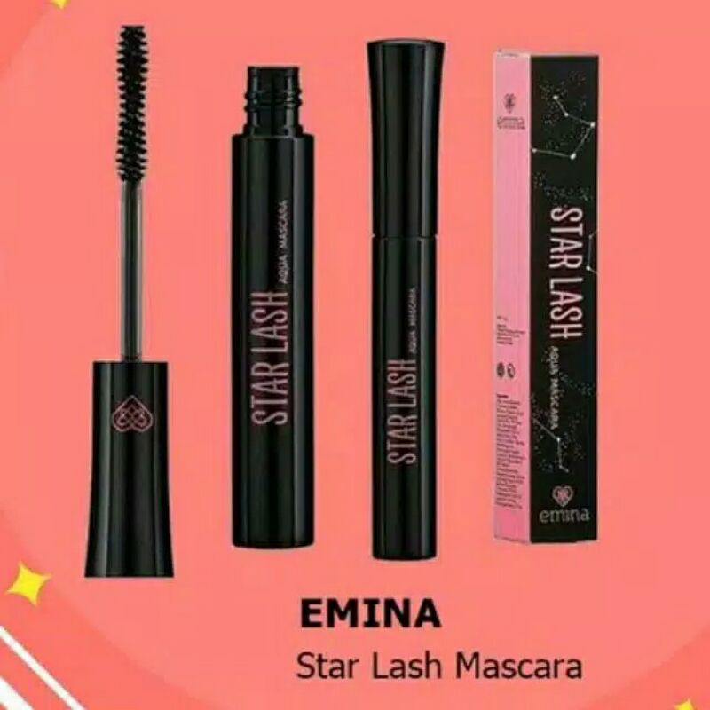 ❤️GROSIR❤️ EMINA STARLASH AQUA MASCARA