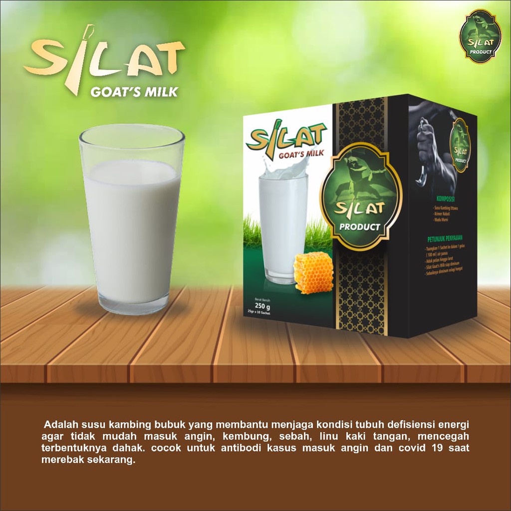 

READY STOK!SUSU SILAT GOAT'S MILK, Susu Kambing Ettawa sebagai Anti Virus Corona dan Masuk Angin
