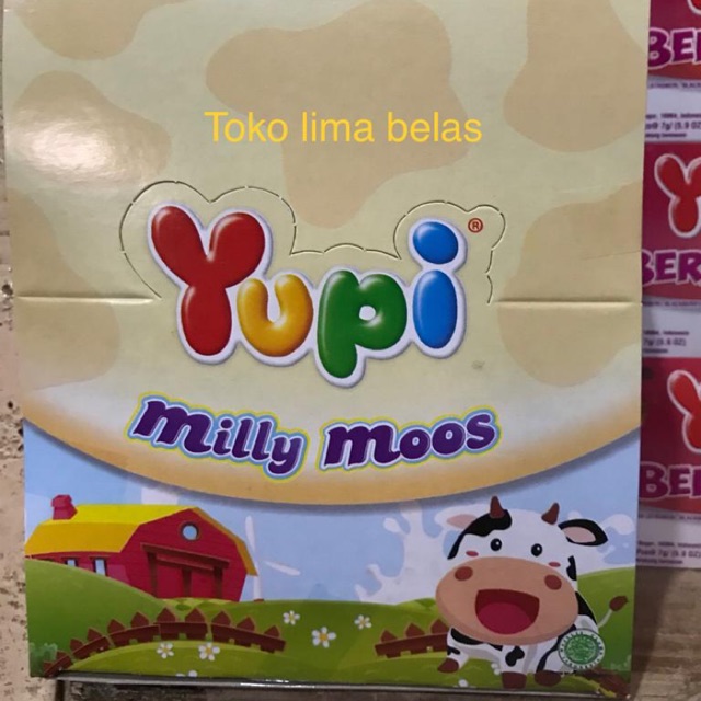 Yupi Milly Moos 1 Box isi 24 Pcs