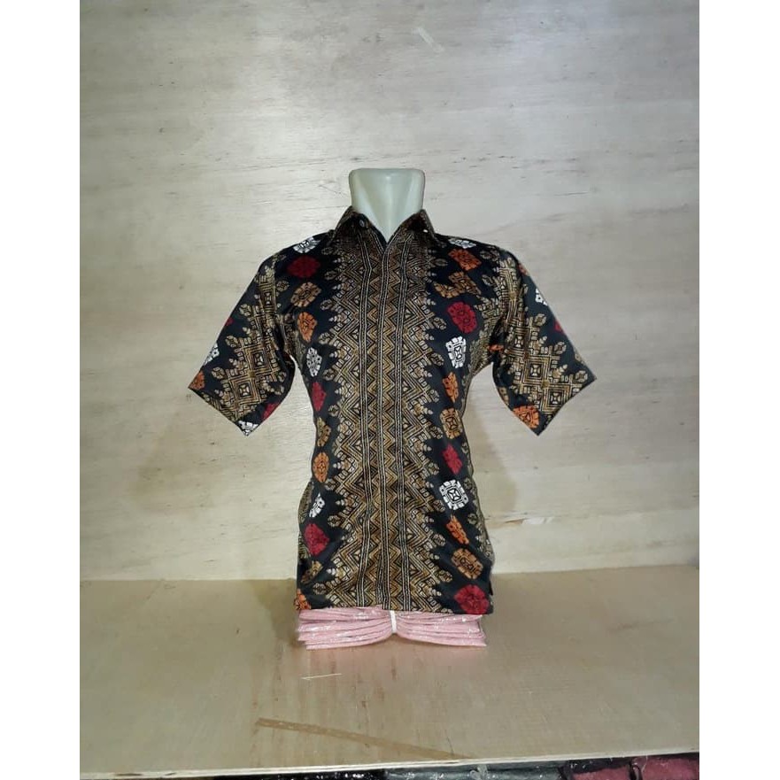 SB Collection Atasan Kemeja Ralvin Batik Modern Lengan Pendek Pria