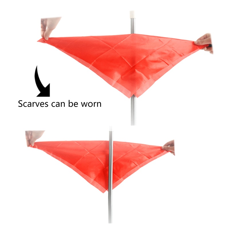 Mary Syal Sutra Ajaib Untuk Tongkat Silang Illusion Silk Scarf Thru Props Close Up Magics Stage Pocket Toy Untuk Enthus Ajaib