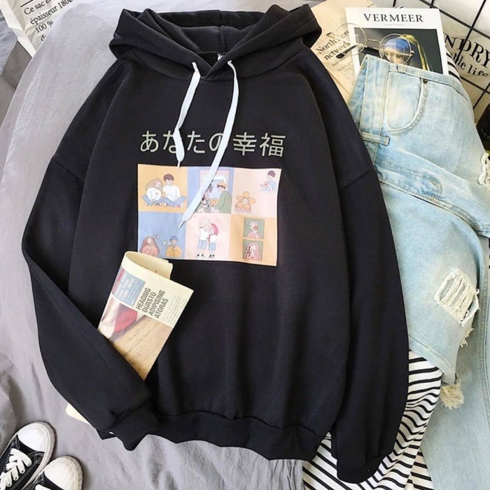 HOODIE WANITA - JAKET HOODIE - HOODIE WANITA KOREA - SWEATER WANITA - HOODIE WANITA OVERSIZE