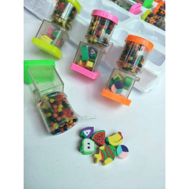 Penghapus Dispenser +Waterbeads Unik Lucu Murah