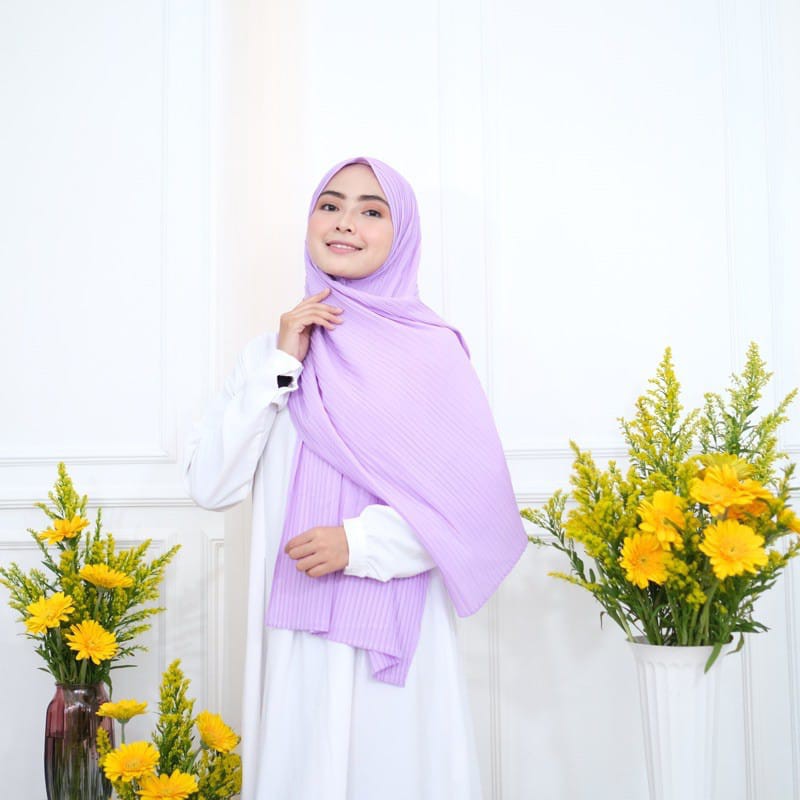 (Full Plisket Diamond) Pashmina Pasmina Plisket Lidi Premium/ Fatin Jilbab Pasmina Pusatgrosir_solo-3