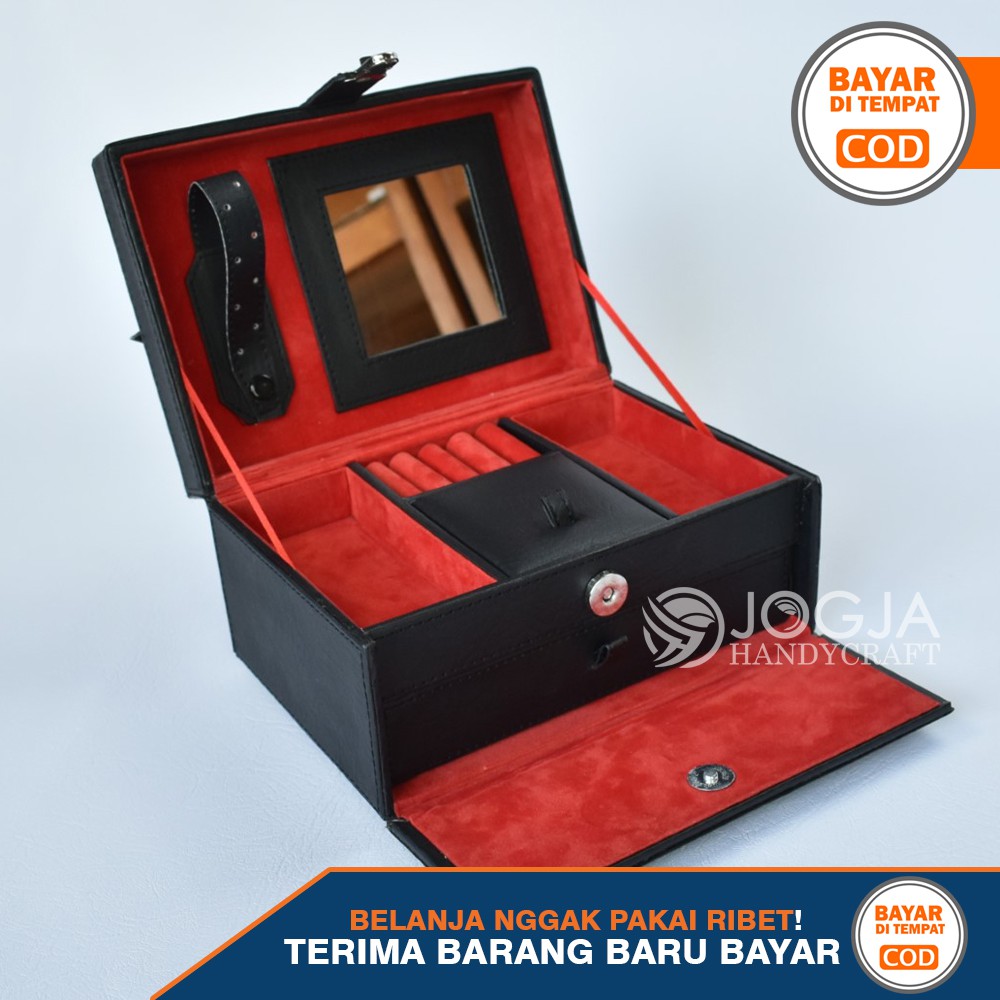 Jewelry Box - Kotak Tempat Perhiasan &amp; Aksesoris Cincin Gelang Kalung