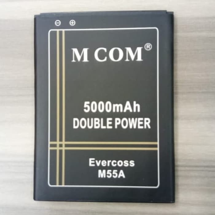 Battery Batre Baterai Double Power Mcom Evercoss M55A