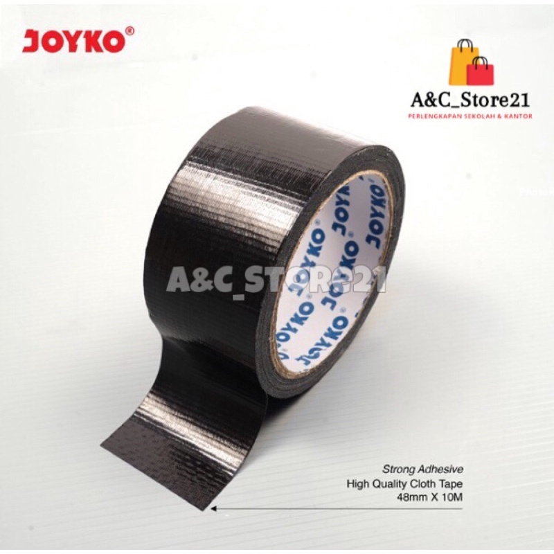 

LAKBAN JILID JOYKO 48mm X 10Meter / CLOTH TAPE HIGH QUALITY