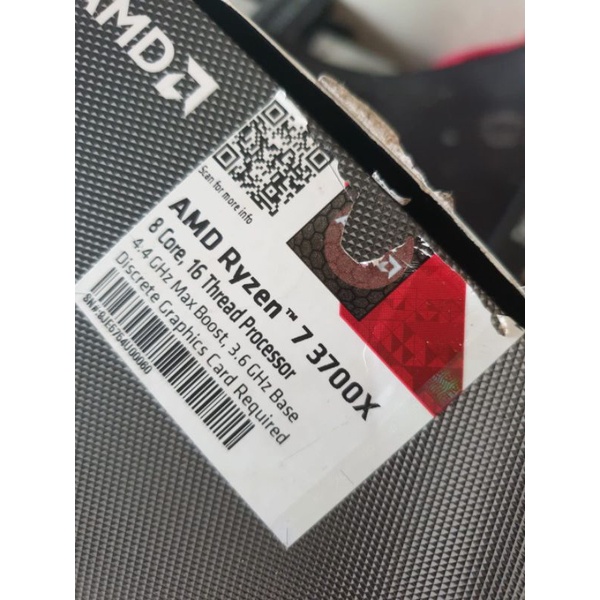 Processor AMD Ryzen 7 3700x