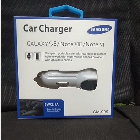 Saver Mobil Samsung S8 Charger Mobil Samsung 2Usb 2.4A