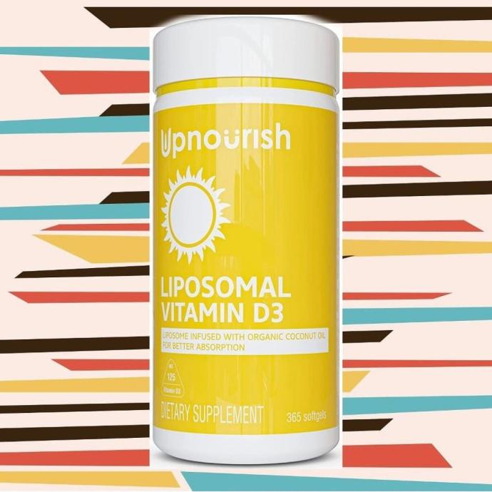 UPNOURISH Liposomal Vitamin D3 5000 IU Softgels - 365 ct