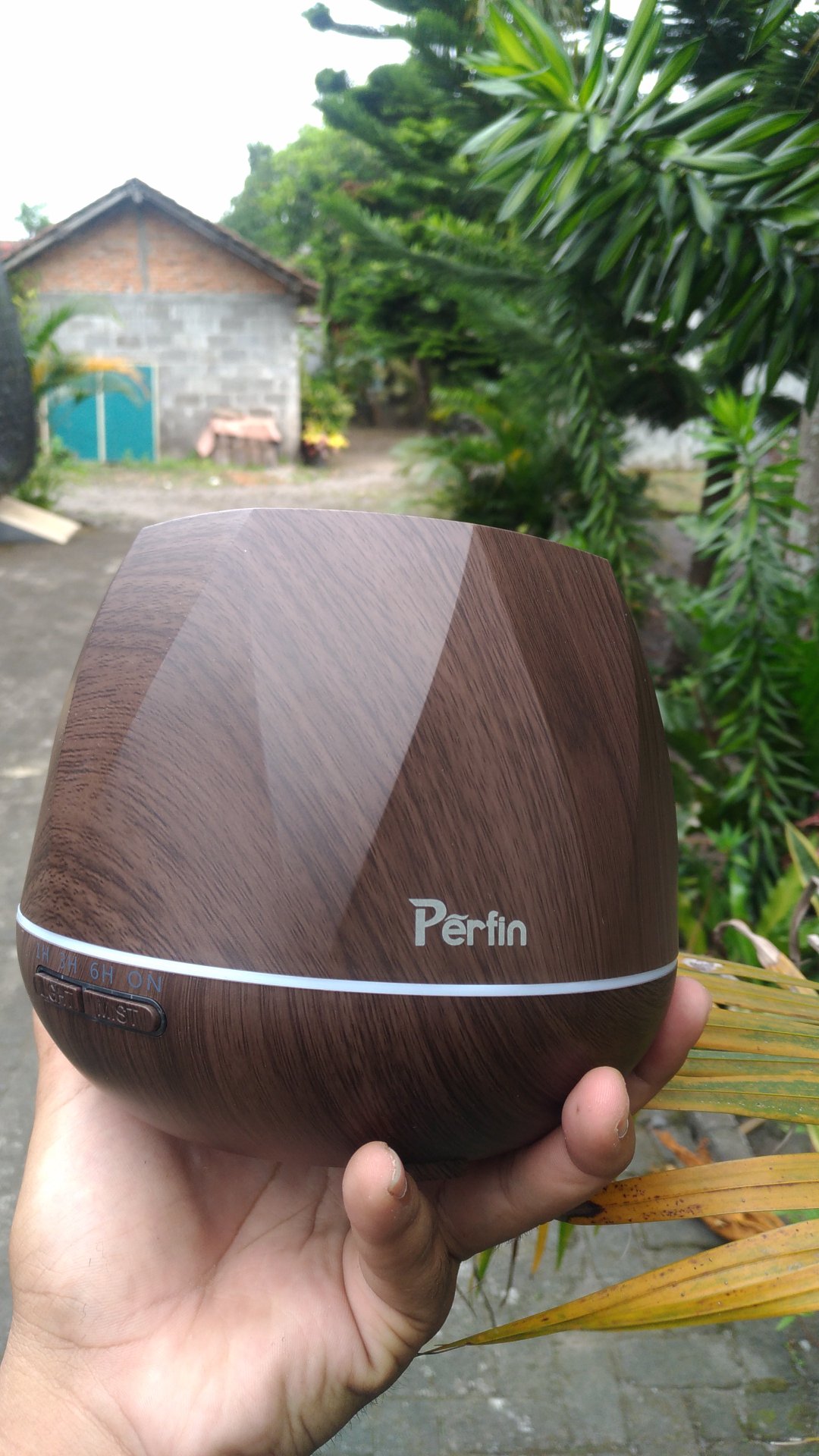 Perfin 500ml Remote Humidifier Udara Aromaterapi Minyak Esensial Aroma Diffuser