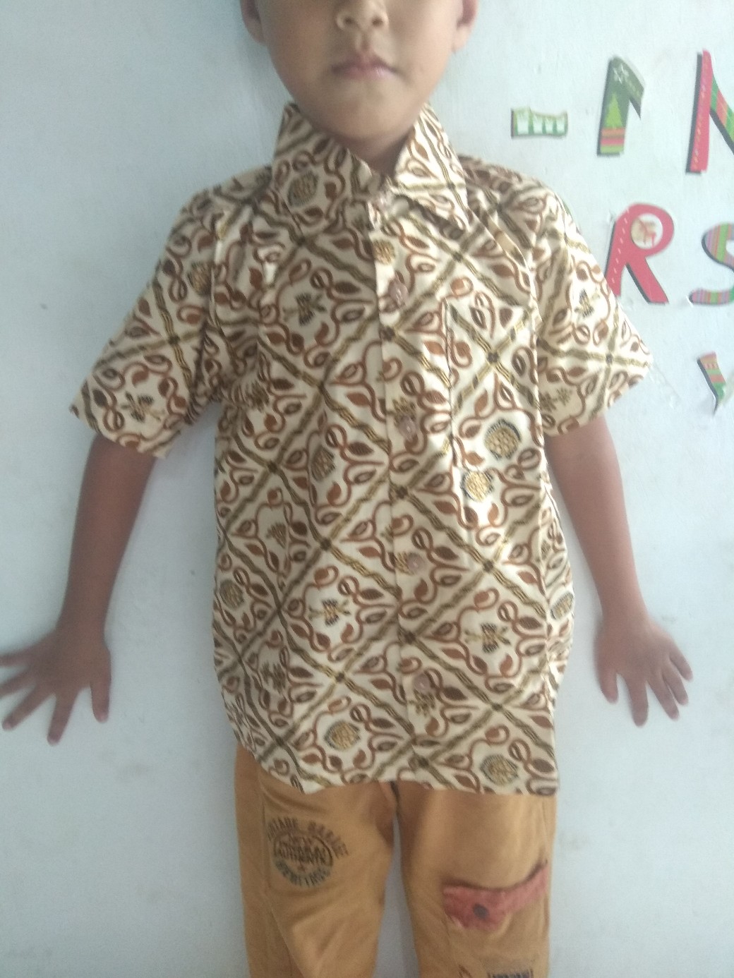 Baju Batik Anak Laki Katun Bagus Cowok Usia 0-14 Tahun Kode Bk-8