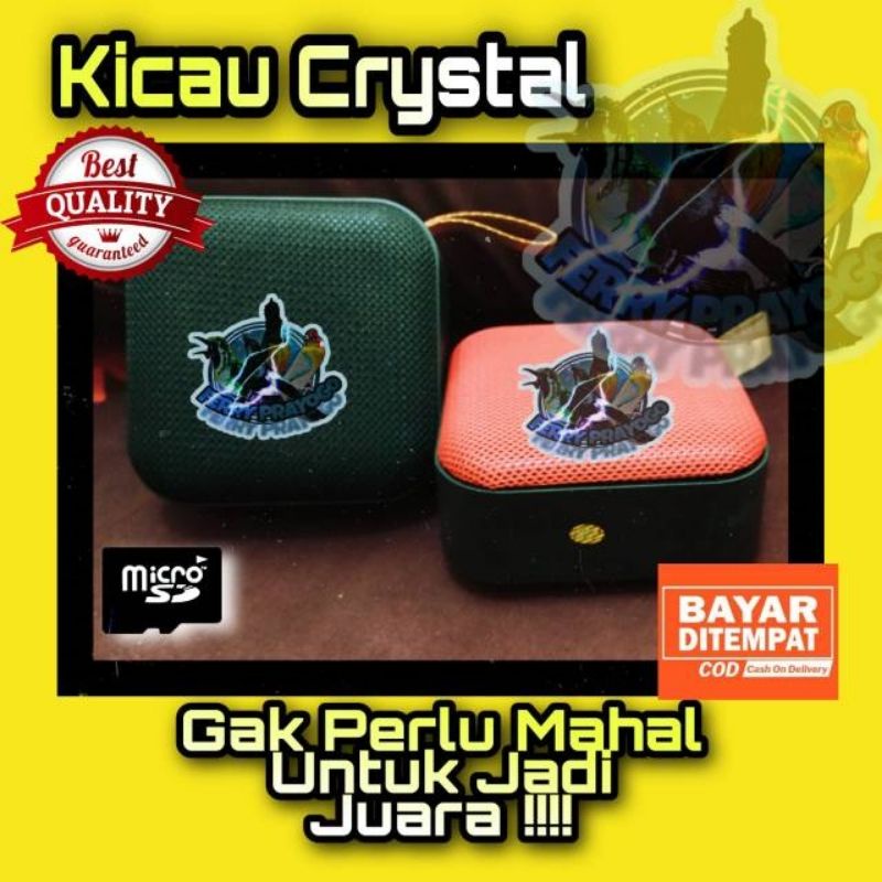 Speaker mp3 Masteran Burung Kicau Crystal