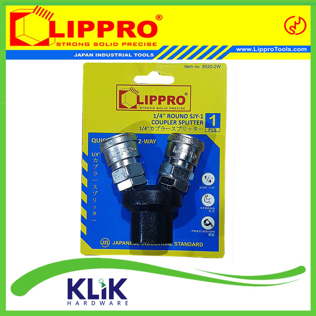 Lippro Quick Coupler Cabang 2 - Sambungan Selang Kompresor