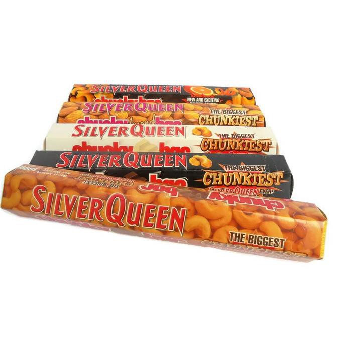 

Si4ap Kir1m,,Silver Queen Chunky Bar 95 gr |promo,.,...!