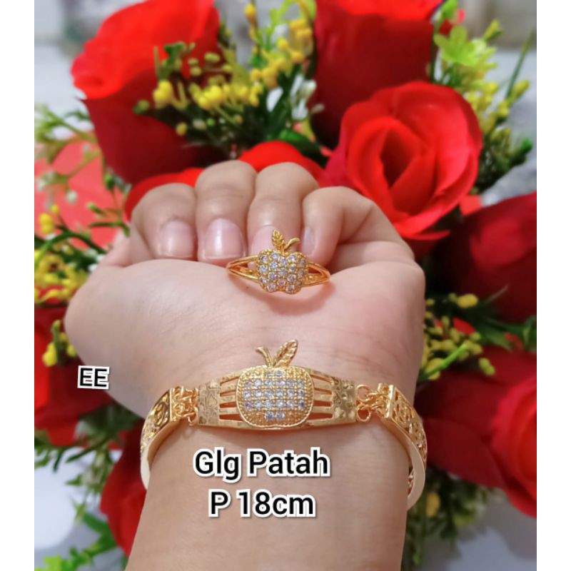 Gelang patah motif buah apel Fre Cincin Cantik