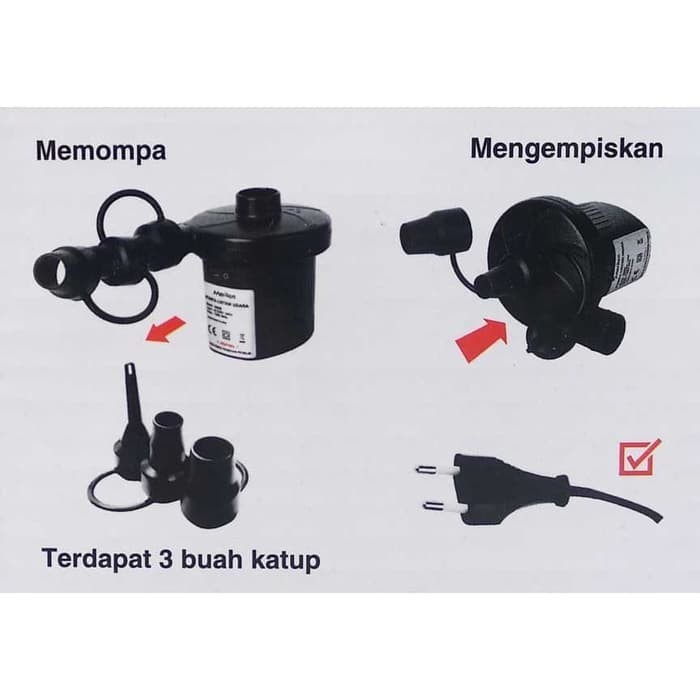 Pompa Elektrik Pompa Listrik Meriton Air Pump Pompa Balon Kolam Renang Ban Renang Mesin Pompa