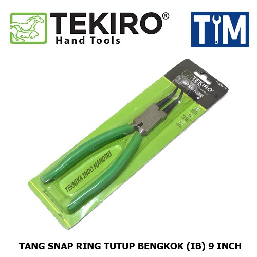 TEKIRO Tang Snap Ring Tutup Bengkok (IB) 9 INCH / Internal Bent 9&quot;