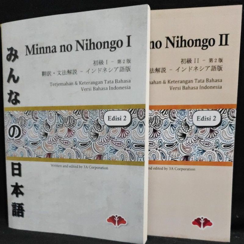 Jual Paket 2 Buku A5 Minna No Nihongo 1 & 2 Edisi 2 Terjemahan ...