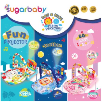 Sugarbaby Piano Playmat Baby Playgym Sugar Baby / Baby Playmat / Playmat Bayi /Sugar Baby All in one Piano Playmat / Playmat Bayi Sugar Baby / Sugar Baby Playmat Sugar Park Sugar Land Sugar Galaxy Ella Chef Musical Parade Sunday Stroll BPA FREE SNI