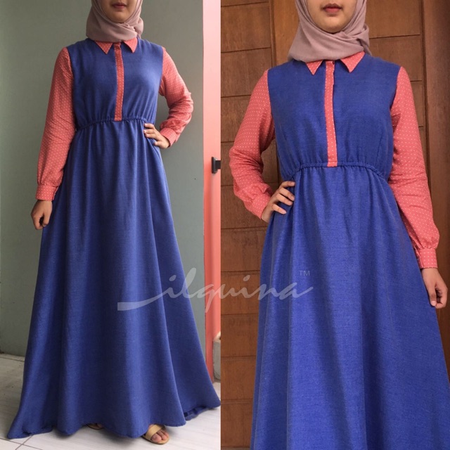 Dinza gamis- dinza maxi dress