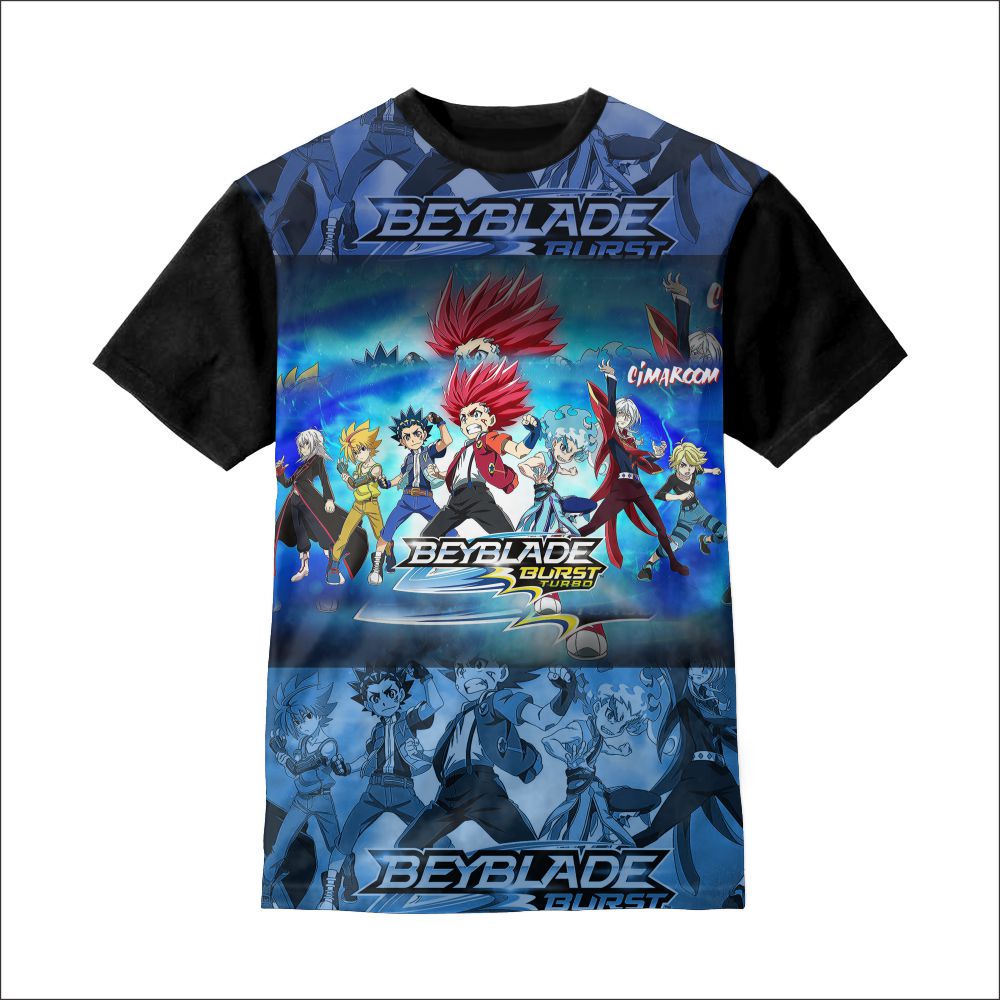 Baju Kaos Anak Beyblade Burst Turbo - DENSSTORE