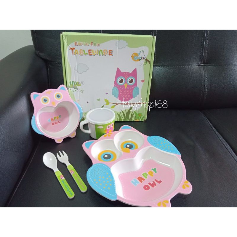 set makan anak 3D/set piring anak