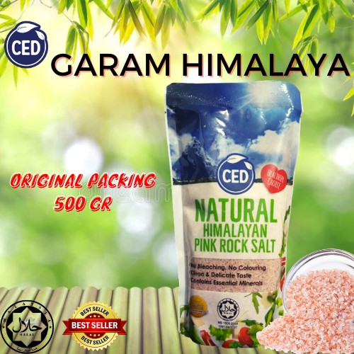

(ORI) garam himalaya organik asli original pack CED 500 gr/garam organik alami/best seller/