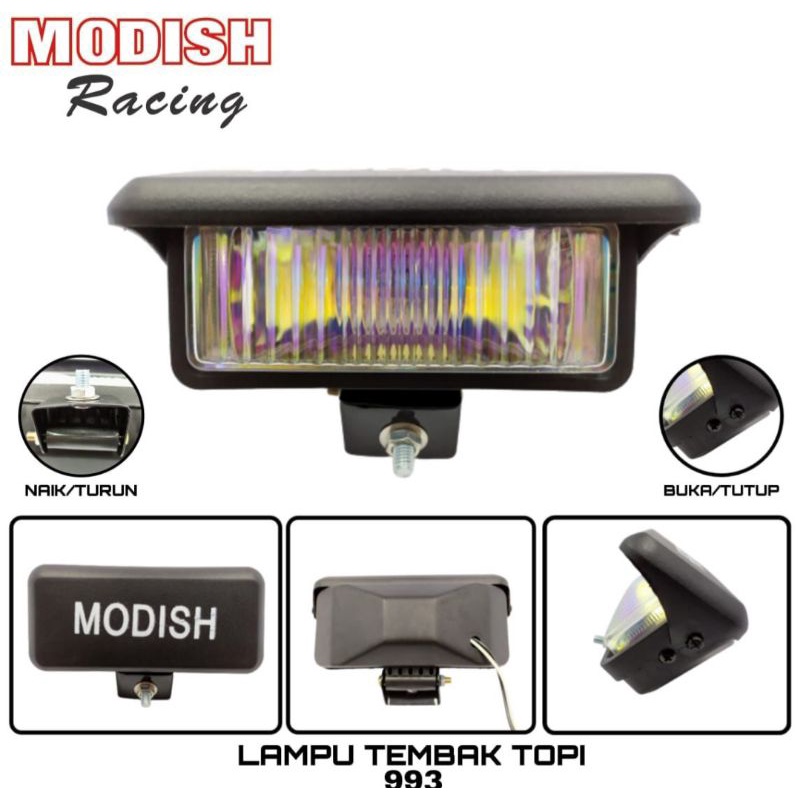 Lampu Sorot Tembak Kabut KOTAK TOPI Universal