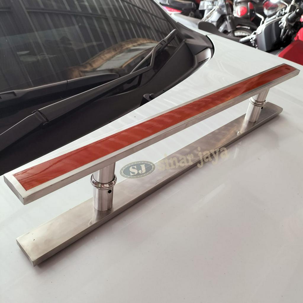 gagang pintu baut tembus handle tarikan pintu stainless pegangan pintu minimalis panjang 45cm 60cm