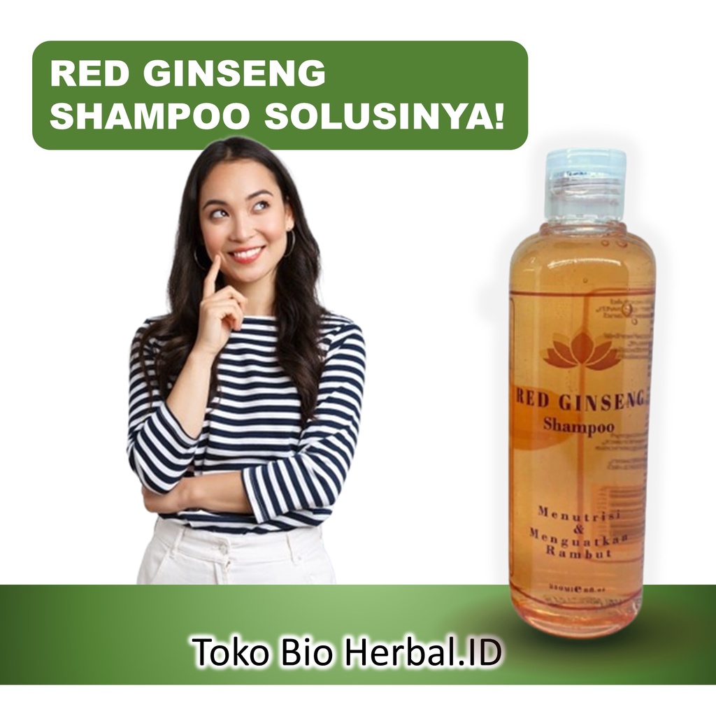 Shampoo Rambut Rontok Penyubur Rambut Rontok Red Ginseng Shampoo B4Q